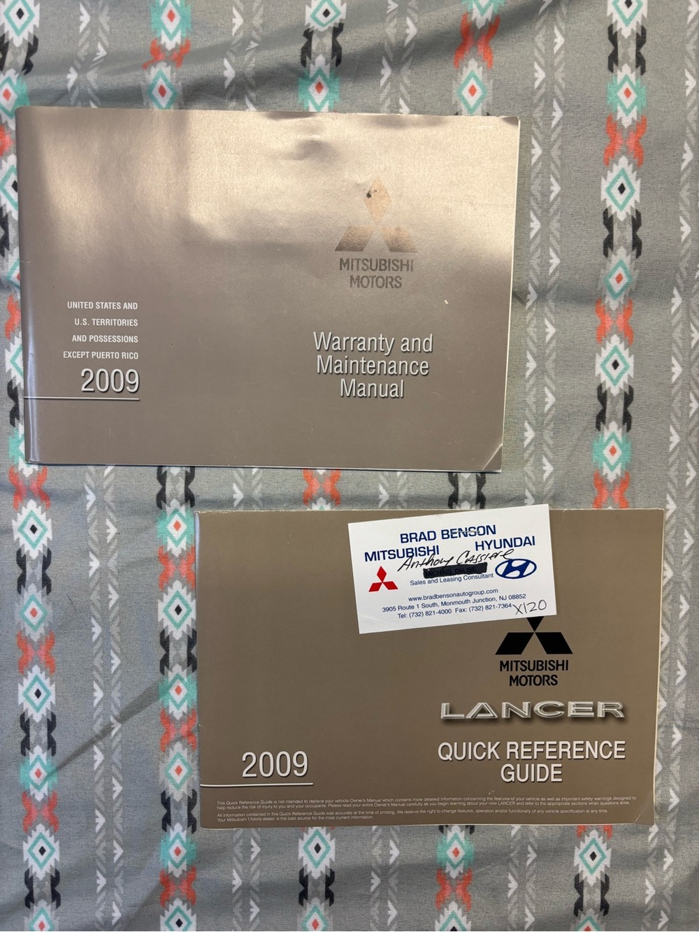 📍2009 Mitsubishi Lancer Manual & Quick Reference Guide